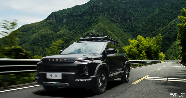 越野范儿的小型SUV 搭载14.6英寸中控屏 新款吉利牛仔官图发布